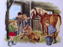 Illustratie Van Ilon Wikland Uit Het Boek Lente In Bolderburen Van Astrid Lindgren Illustration Illustration Kinder Illustrator