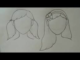 Drawing hair can be an intimidating task for those who are just learning how to draw. How To Draw Cute Hairstyles For Beginner Youtube