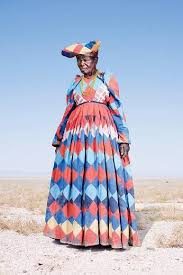 Herero woman in traditional dress and horned hat, kaokoland wilderness region, namibia, africa. 120 Herero Dress Ideas African African Women African Fashion