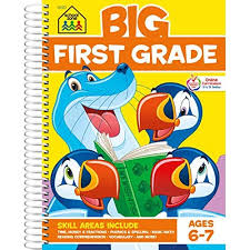 First grade word problems 1st grade. Buy School Zone Big First Grade Workbook Ages 6 To 7 1st Grade Beginning Reading Parts Of Speech Basic Math Word Problems Time Money Fractions And More Big Spiral Bound