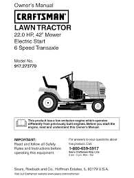Check spelling or type a new query. Craftsman 917 27377 Owner S Manual Pdf Download Manualslib