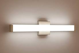 Amazon Com Yhtlaeh Lampara De Bano De Niquel Cepillado Cuadrado Led De 24 Pulgadas 1 Bar Light Fixtures Bathroom Vanity Lighting Led Bathroom Vanity Lights