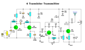 4 Transistor Transmitter Fm Transmitters Electronic And Communication Engineering Transmitter