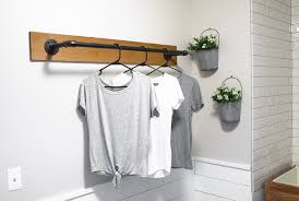 Shop for clothes rack on wheels at bed bath & beyond. Diy Wall Mounted Clothing Rack Sammy On State