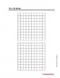 10 X 10 Grids Teachervision