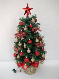 Miniature Christmas Tree Fully Decorated Tree 50 Clear Miniature Christmas Trees Christmas Centerpieces Christmas Decorations Rustic