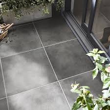 Check spelling or type a new query. Konkrete Anthracite Matt Concrete Concrete Effect Porcelain Outdoor Tile Pack Of 3 L 610mm W 610mm Tradepoint
