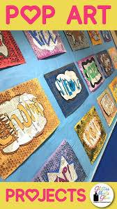 Onomatopoeia Pop Art Word Projects In 2020 Pop Art For Kids Elementary Art Projects Art Lessons For Kids