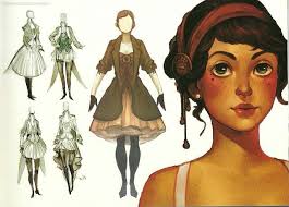 Bioshock Infinite Concept Art Book Elizabeth Concept Bioshock Infinite Skyrim Concept Art Concept Art Character Design