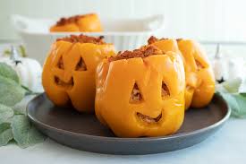 Stuffed Pepper Jack O Lanterns Perfect Keto