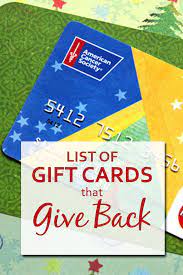 Use your points for the greater good by selecting charitychoice donation gift cards. 19 Charity Gift Cards Ideas In 2021