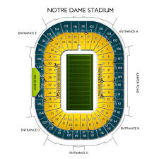 notre dame stadium 2019 seating chart