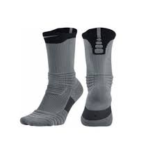 Nike Mens Elite Versatility Dri Fit Crew Basketball Socks Gray Black Sz 8 12 Lrg Basketball Socks Nike Basketball Socks Nike Elite