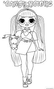 Maybe you would like to learn more about one of these? Lol Doll Coloring Pages Omg