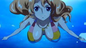 Nami Swimming In Glorious Island By Berg Anime On Deviantart Anime One Piece Nami Anime Bikini