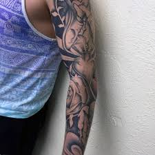 The final road to heaven. Top 73 Religious Sleeve Tattoo Ideas 2021 Inspiration Guide
