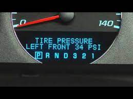 Chevrolet Impala How To Check Your Tire Pressure Youtube