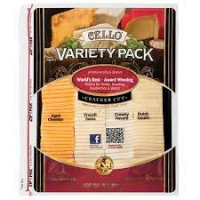 All the complex taste and texture of cheddar, crafted with delicious cultured oat milk using traditional cheese making artistry. Cello Cracker Cut Variety Pack Cheese Slices 2 Lbs From Costco In Austin Tx Burpy Com
