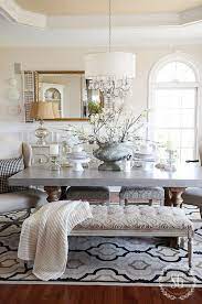 Early Spring In The Dining Room Stonegable Transitional Dining Room Dining Room Centerpiece Transitional Dining Room Designs