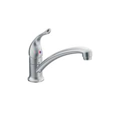 Diane picked out the moen chateau chrome kitchen faucet because it was almost identical to the old faucet. Moen 7423 Chrome Chateau Single Handle Kitchen Faucet Faucetdirect Com