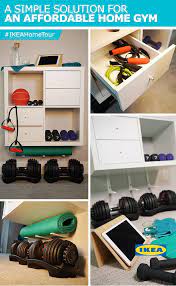 Kallax Shelf Unit White 30 3 8x30 3 8 Ikea Workout Room Home Gym Room At Home Diy Home Gym