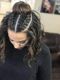 27 Two Braids Hairstyles For The Summer Of 2021 Braids With Curls Two Braid Hairstyles Braided Hairstyles