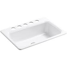 kohler bakersfield undermount cast iron
