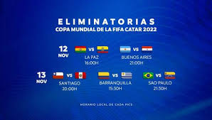 Calendario completo de las eliminatorias sudamericanas. Eliminatorias Qatar 2022 En Vivo En Directo Ver Resultados De La Fecha 3 Y Tabla De Posiciones Peru Vs Chile Colombia Vs Uruguay Brasil Vs Venezuela Argentina