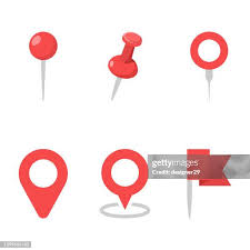 11,498 Push Pin Stock Photos, High-Res Pictures, and Images - Getty Images  | Push pin vector, Drawing pin flag, Bulletin board