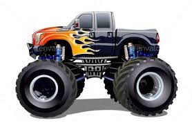 Maybe you would like to learn more about one of these? Cartoon Monster Truck Isolated On White Background Monster Trucks Trucks Monster Truck Art