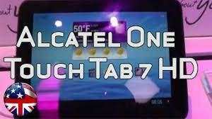 Alcatel One Touch Tab 7 HD Hands On at ...