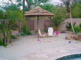 Beach Inspired Backyards Google Search Sand Backyard Backyard Beach Beach Theme Backyard