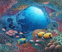 Gambar pemandangan gunung, alam, pedesaan, laut, tepi pantai, pegunungan, sawah dan gunung, taman bunga, hutan, sungai, air terjun, sunset, dll. Madsuki Pemandangan Bawah Laut 2004 Mutualart