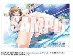 Game Style 文月七葉 Next Style Xrated Ver Illustration By けけもつ 1 6 完成品フィギュア あみあみ限定特典 アクリルキャラクタープレート A5サイズ 付き レチェリー ふぃぎゅぽん Fig Pon フィギュア情報 レビュー