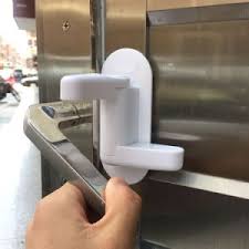 China 2pc Lot Door Lever Lock Safety Child Proof Doors 3m Adhesive Lever Handle Baby Safety Lock Compatible With Standard Door Lever Handles China Door Lever Handles And Adhesive Lever Handle Price