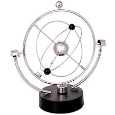 A thorough exploration of the very retro perpetual motion style ornament that was huge in the 1970's, and still lives on with little difference to the. Perpetual Motion Desk Sculpture Toy Moon Kinetic Art Walmart Com Walmart Com