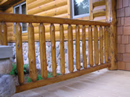 In this video we cover the installation of some rustic pipe balusters. Cedar Log Railing Spindles Minnesota Log Railing Factory The Log Furniture Store