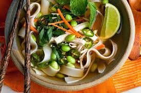 Vegan Pho With Carrots Noodles And Edamame Recipe Nyt Cooking