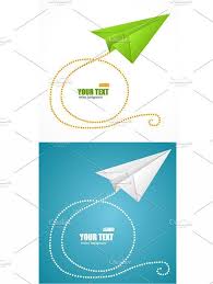 Paper Plane On Sky And Text Box Wallpaper Paper Plane