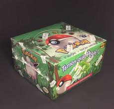 Portuguese Pokemon 1999 Wotc Jungle 1st Edition Sealed Booster Box 36 Packs Collectible Card Games Collectible Cards Card Games