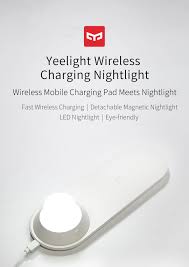 Light of tree bedside lamp also features wireless phone charger, stepless dimming touch control and sleep mood mode. Wireless Charging Nightlight Yeelight Wireless Charging Nightlight Yeelight