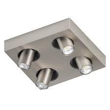 Eglo deckenlampen & kronleuchter strahler. Eglo 96608 Led Deckenstrahler Robledo 1 4xgu10 5w 230v Beleuchtung De