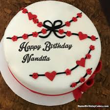 Photo Frame Happy Birthday Cake With Name And Photo Edit Software Free Download Happy Birthday Nandita Video And Images Happy Birthday Cake Images Birthday Cake With Photo Happy Birthday Cakes