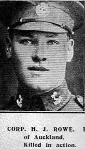 Sgt. Henry John Rowe (1896-1917)