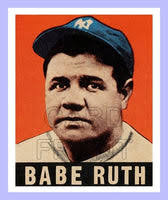 1948 Leaf Babe Ruth Reprint Card