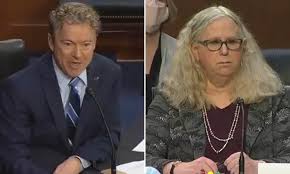 She could become the first openly transgender federal official to be confirmed by the u.s. Rand Paul Likens Gender Surgery To Genital Mutilation As He Questions Trans Nominee For Hhs Deputy Daily Mail Online