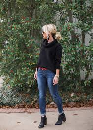 Black Boots With Jeans Pin On Fall Winter Style