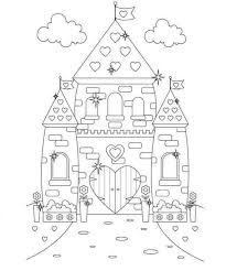Gloomy castle with open doors. 12 Best Free Printable Castle Coloring Pages For Kids And Adults