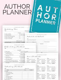 Author Career Book Planner Read Write Hustle Writing Printables Author Printable Career Books