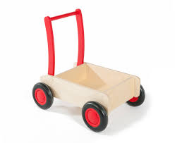 Childrens Wooden Push Cart Physical Play Early Learning Furniture